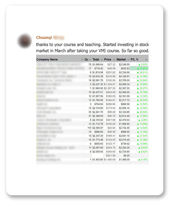 Value Momentum Investing course review - Chuanqi-1